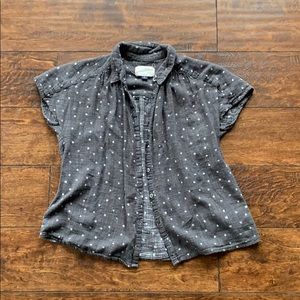 Universal Thread Polkadot Collared Shirt